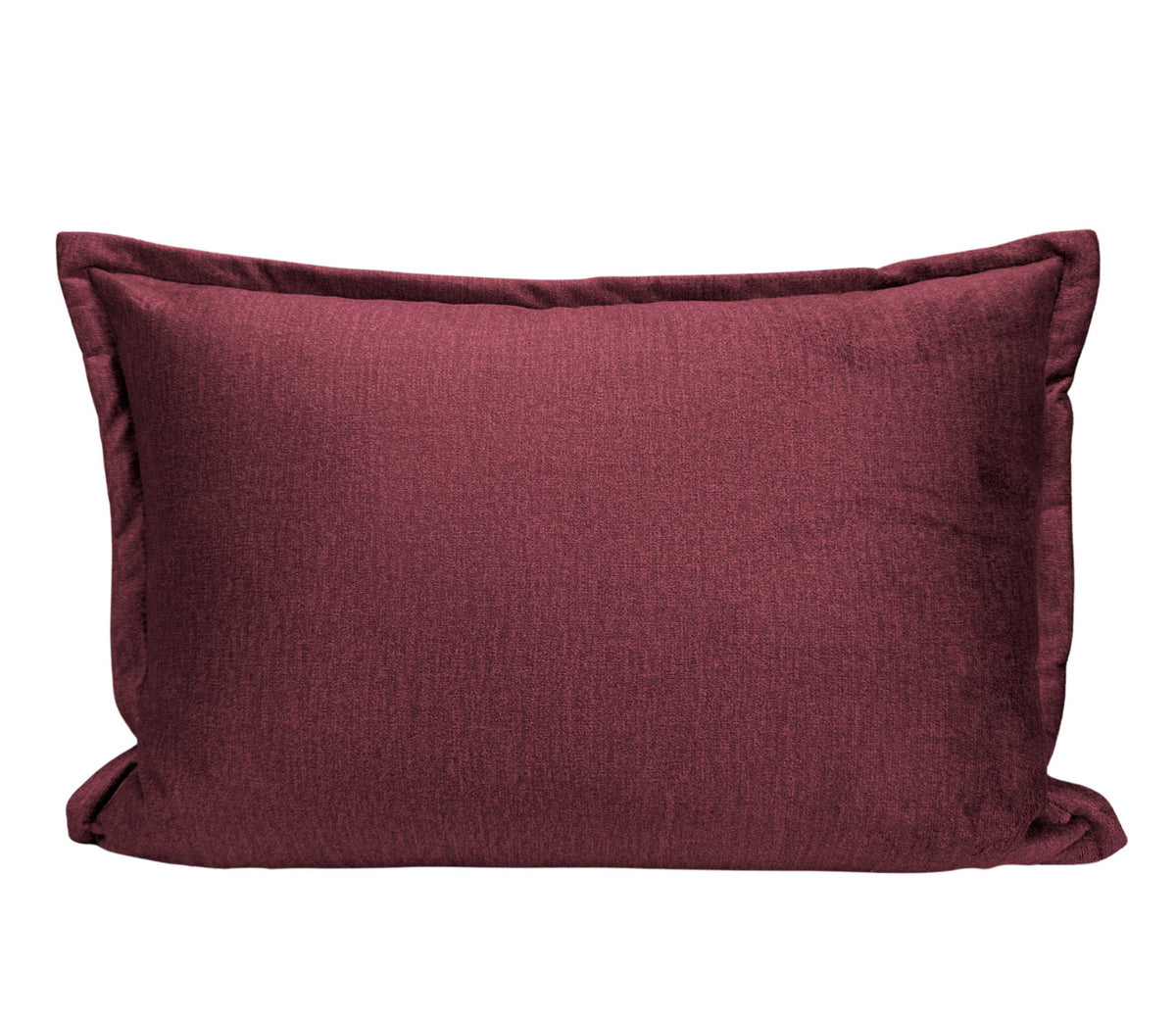 Petit coussin Olena Bourgogne (30x50 cm)