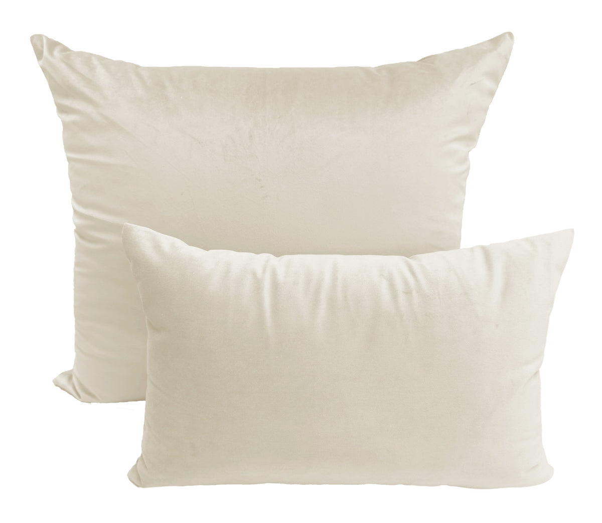 Coussin Velours Isa Beige