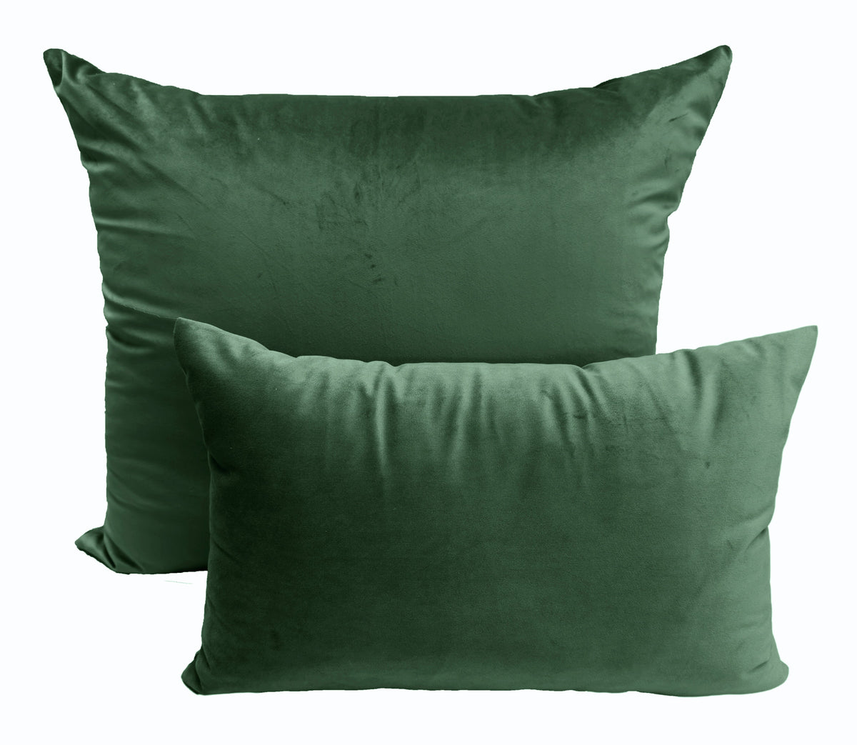 Coussin Velours Isa Vert Foncé