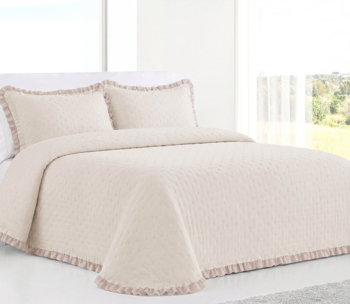Couvre-lit Lana Beige