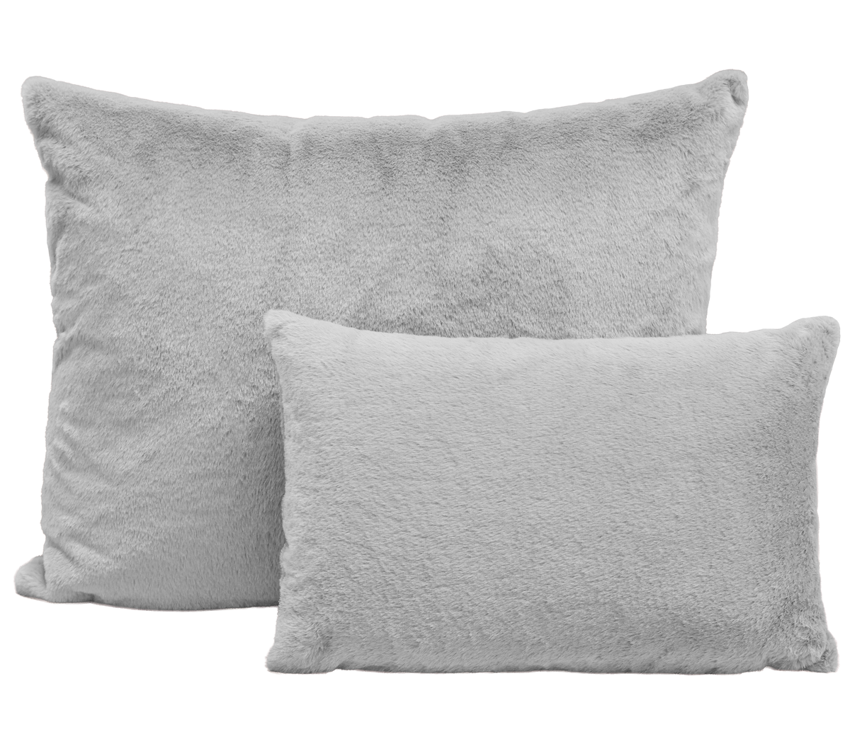 Coussin en Fourrure Flofi Gris