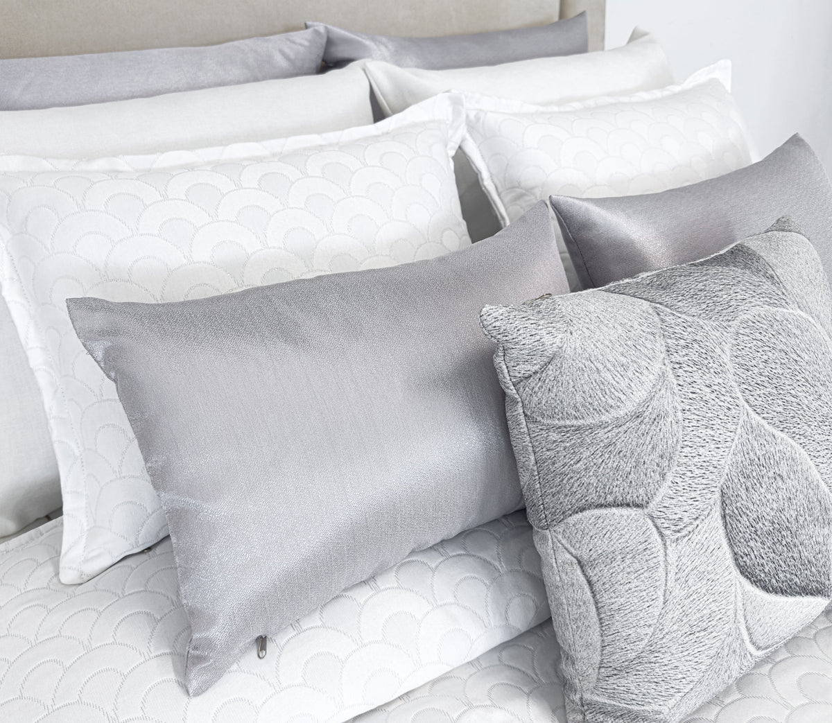 Couvre-lit Liore Argent