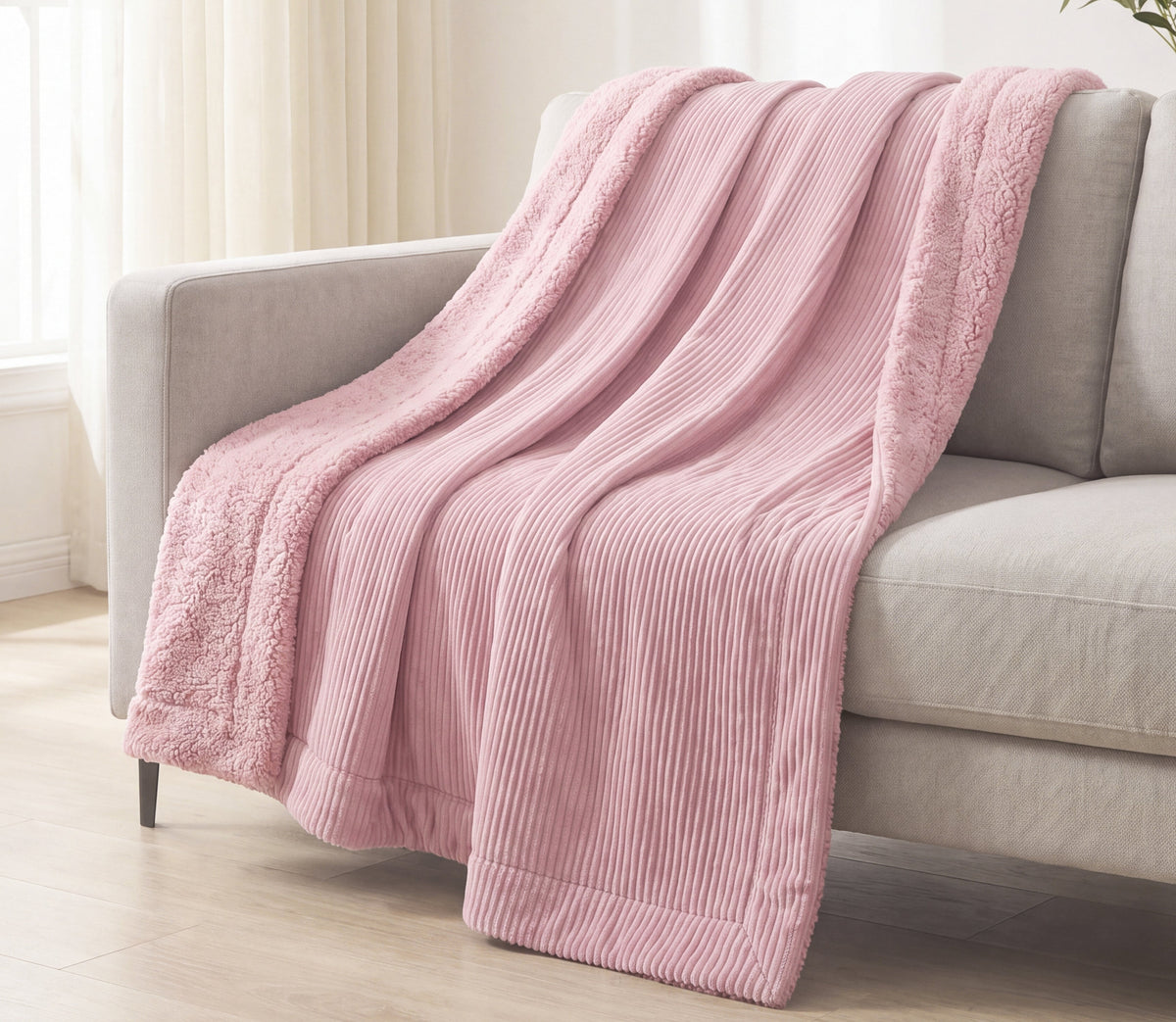 Plaid en Sherpa Rubi Rose