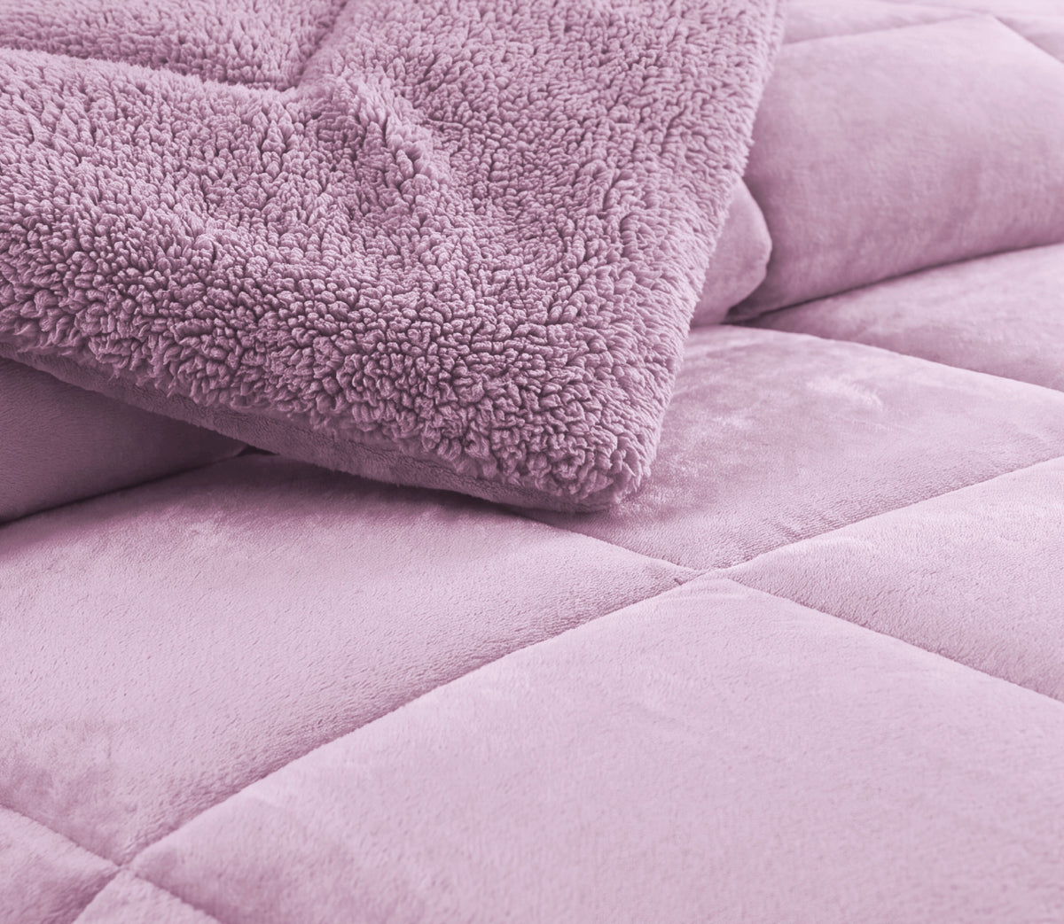 Couvre-lit Sherpa Nirna Violet