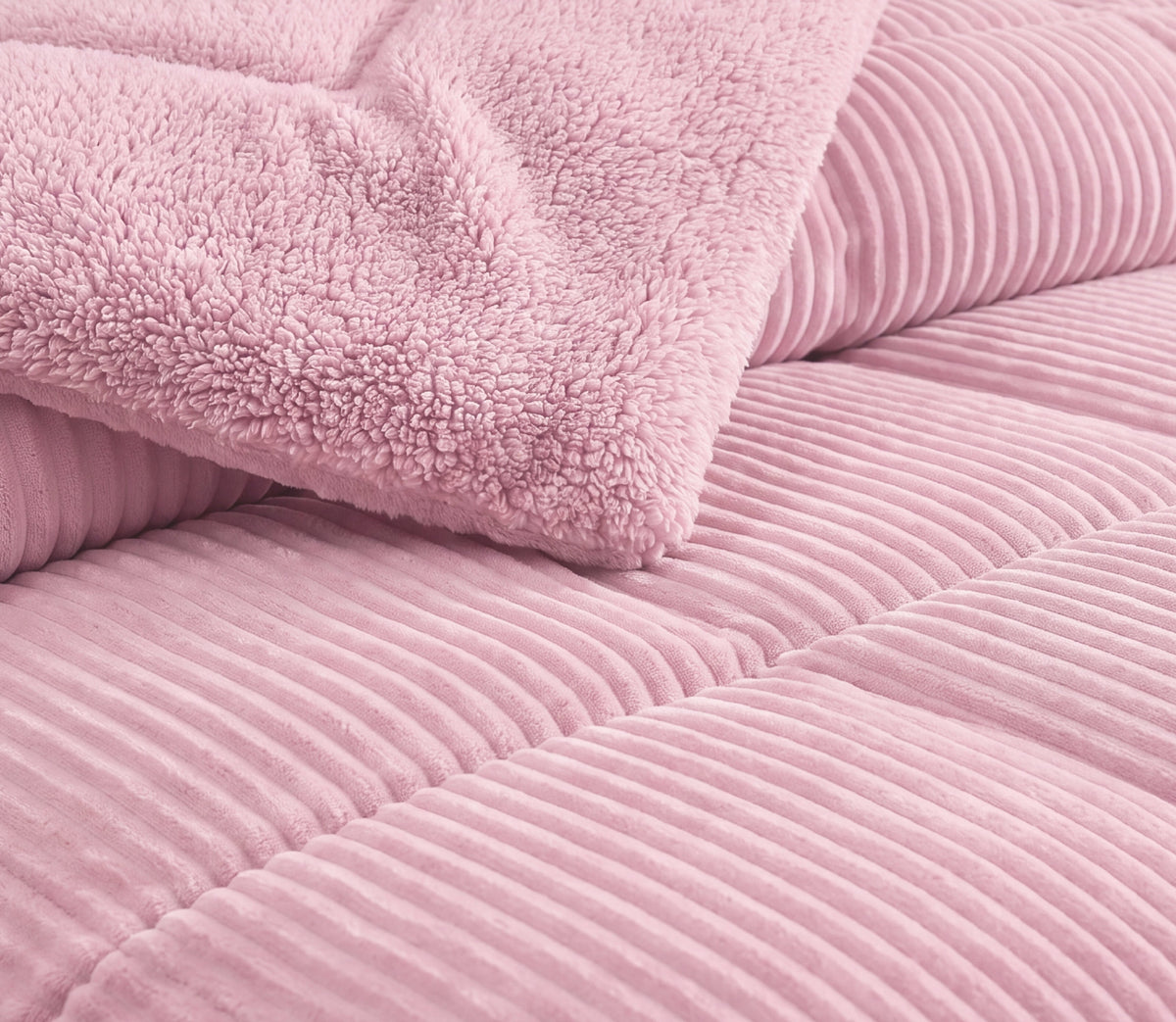 Couvre-lit Sherpa Rubi Rose