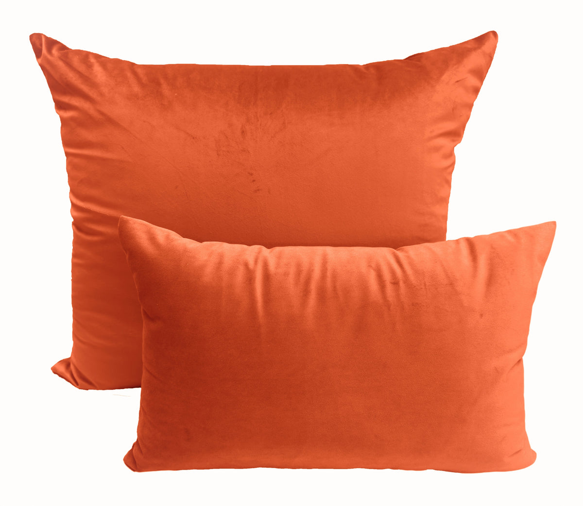 Coussin Velours Isa Orange
