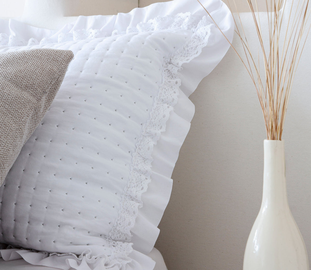 Couvre-lit Jade Blanc