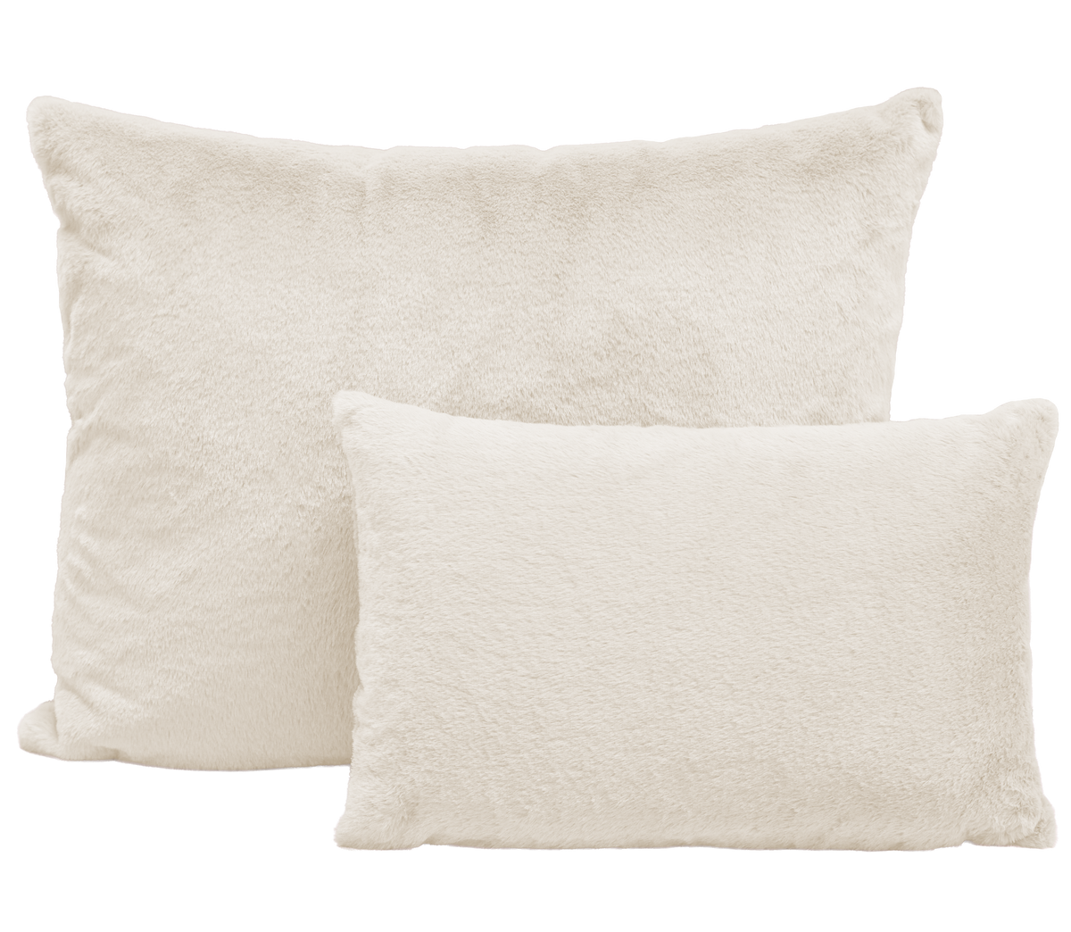 Coussin en Fourrure Flofi Blanc