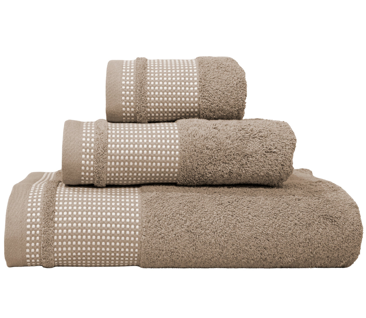 Ensemble de Serviettes de Bain en Coton Marte Camel